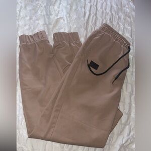 SHEIN Beige Jogger Pants with Drawstring